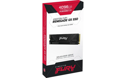 Kingston Fury Renegade G5 4TB PCIe 5.0 M.2 NVMe SSD-levy