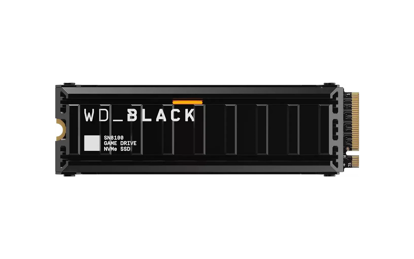 Western Digital WD_BLACK SN8100 2 TB M.2 NVMe SSD-levy jäähdytyssiilillä