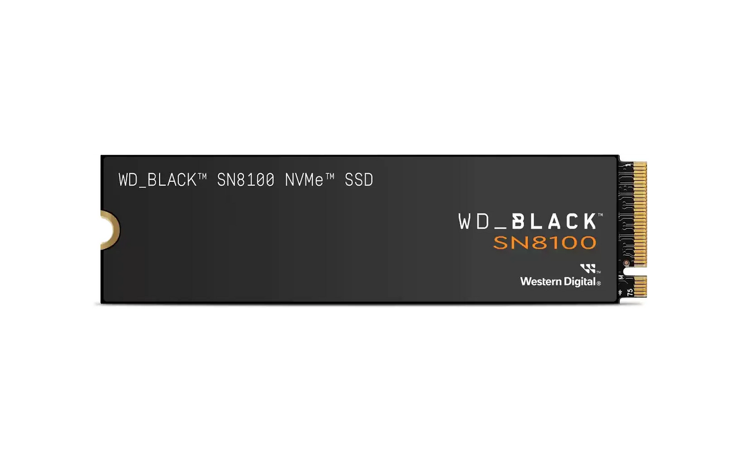 Western Digital WD_BLACK SN8100 1 TB M.2 NVMe SSD-levy jäähdytyssiilillä