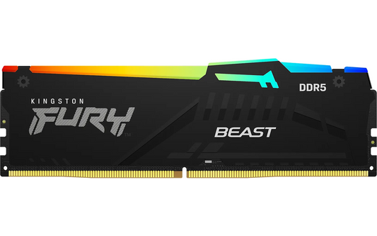 Kingston FURY Beast DDR5 RGB 5600 MT/s CL36 64 Gt muisti (300 kpl TARJOUSERÄ)