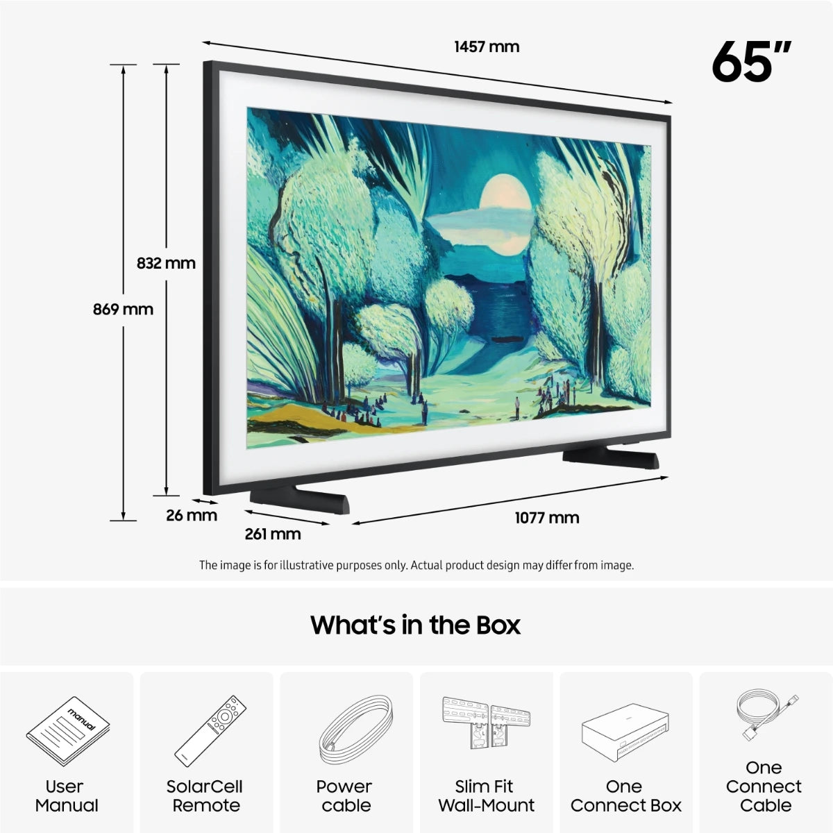 Samsung 65" LS03FA The Frame – 4K QLED TV