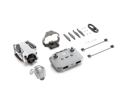 DJI Mini 4 Pro drone, DJI RC 2 ohjaimella + PD 65W verkkovirtalaturi