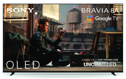 Sony 77" Bravia 8A – 4K OLED Google TV (10 kpl TARJOUSERÄ)