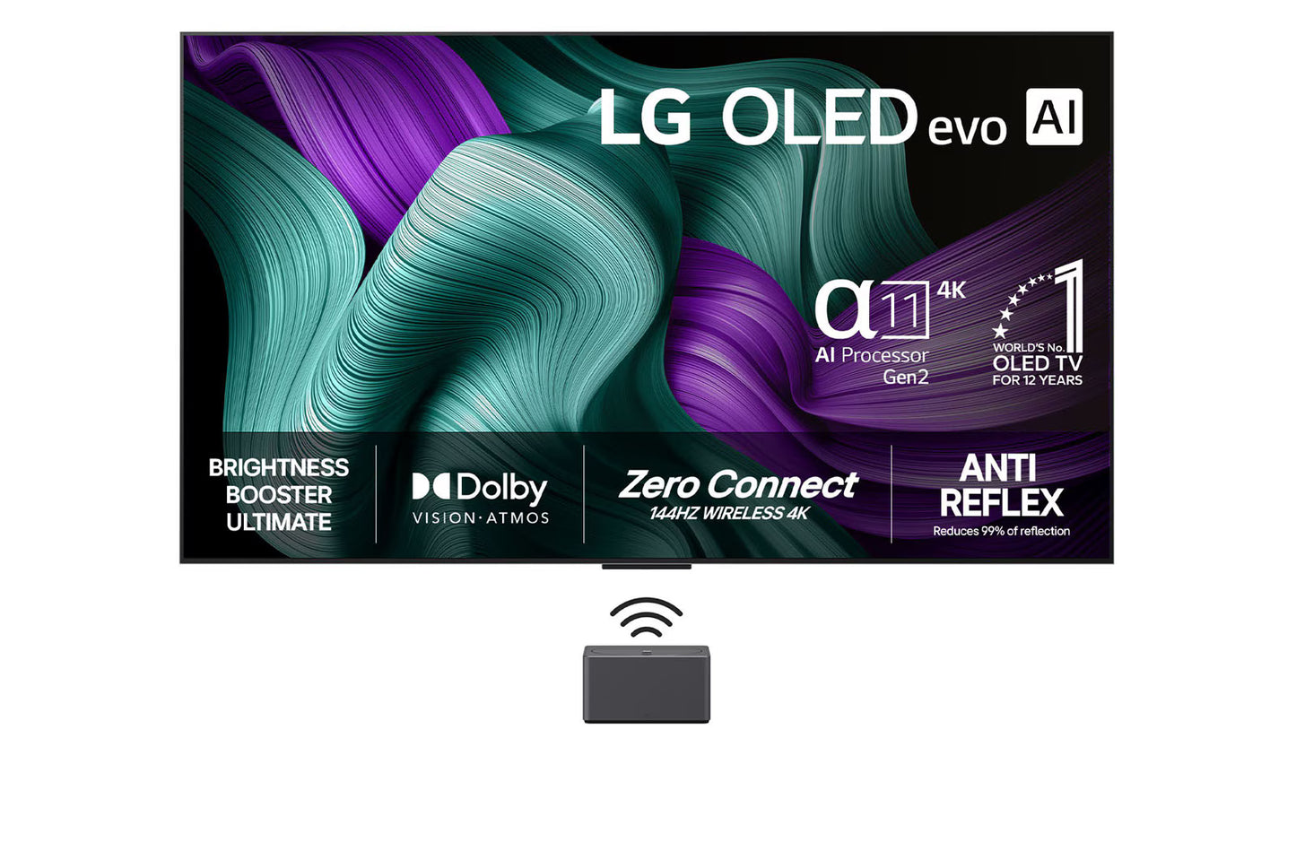 LG 83" OLED evo M5 – 4K TV seinätelineellä
